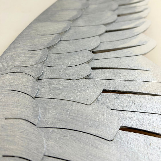 Alas de ángel en madera - Decoración de pared - Imagen 4