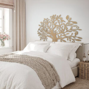 Cabecero de cama de madera - Arbol de la Vida